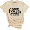 Autumn Leaves & Pumpkin Please Tee